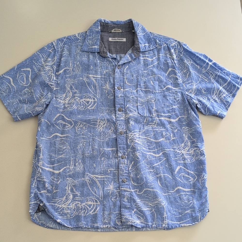 Men's Tommy Bahama Medium Short Sleeve Button Up
